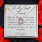 To My Best Friend