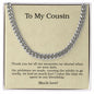 To My Cousin