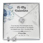 To My Valentine necklace & earring set