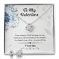 To My Valentine necklace & earring set
