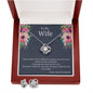 To My Wife necklace & earring set