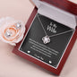 To My Wife necklace & earring set