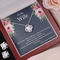 To My Wife necklace & earring set