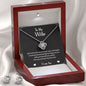 To My Wife necklace & earring set