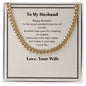 To My Husband necklace