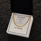 To My Husband necklace