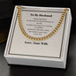 To My Husband necklace