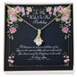 To My Wife On Her Birthday necklace