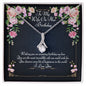 To My Wife On Her Birthday necklace