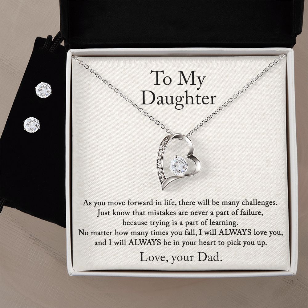 To My Daughter necklace