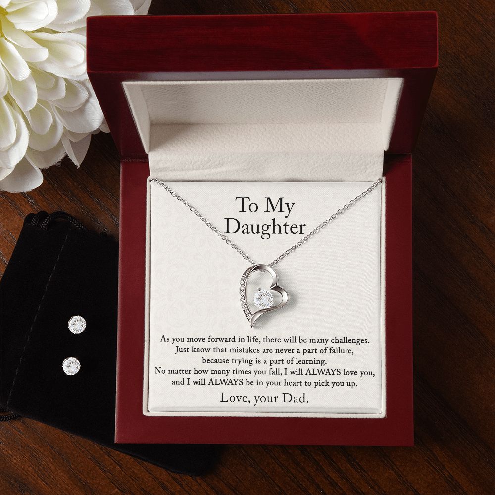 To My Daughter necklace