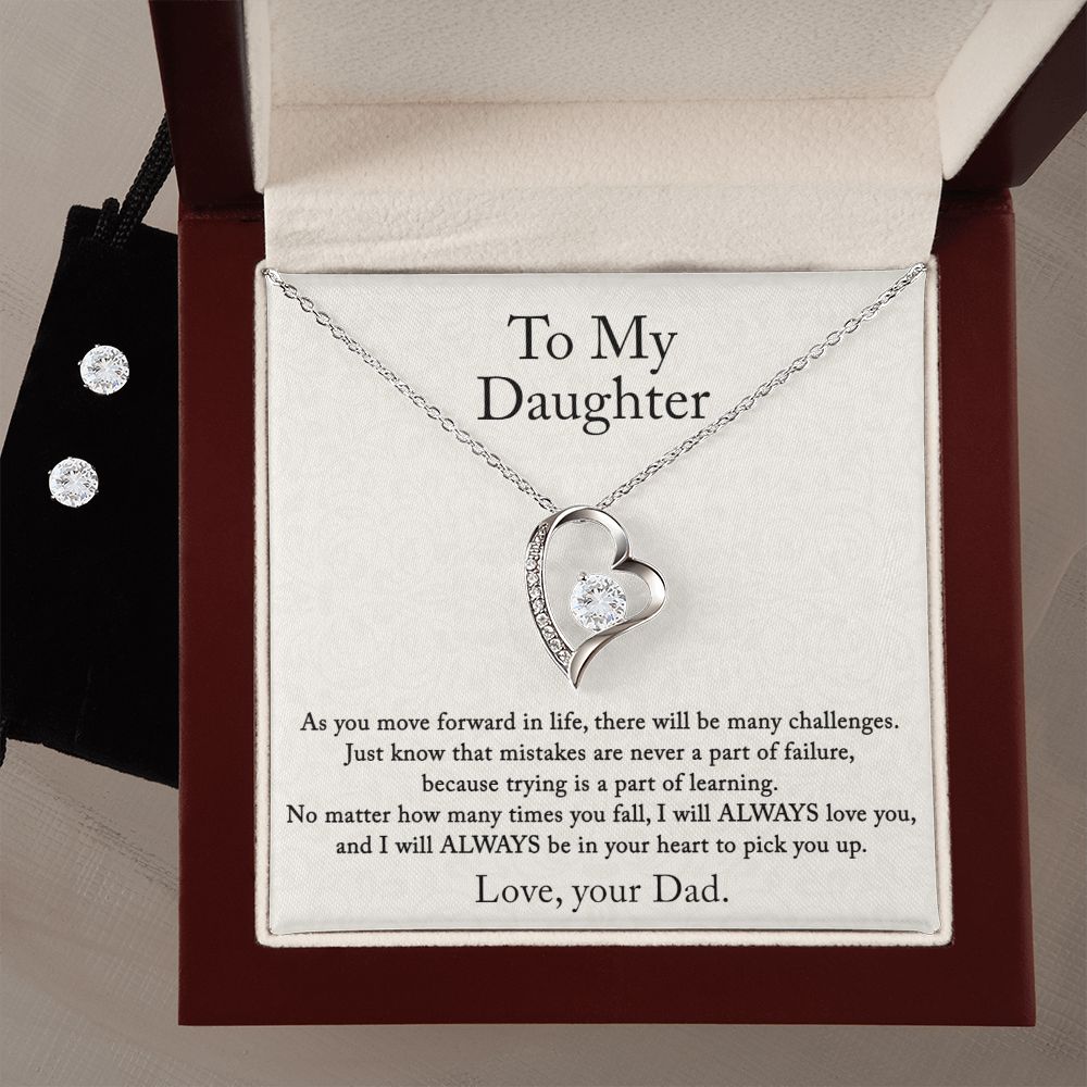To My Daughter necklace