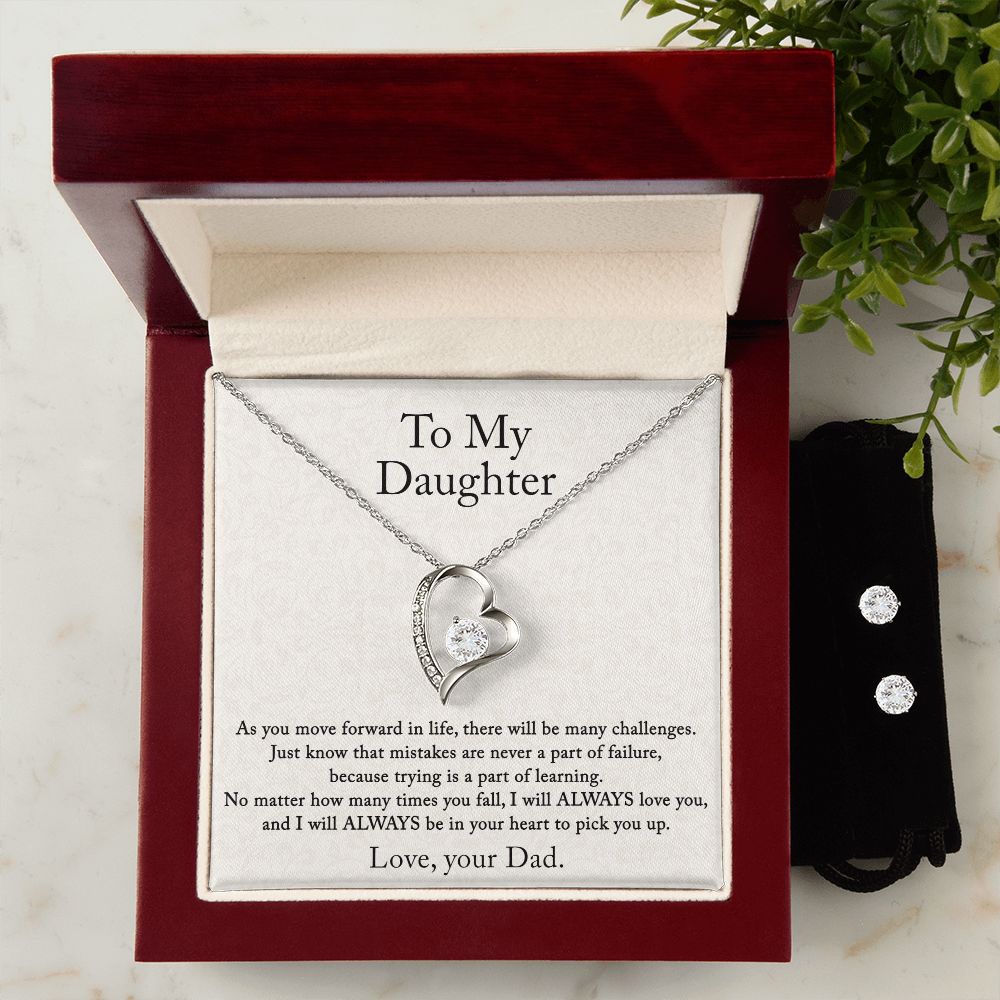 To My Daughter necklace