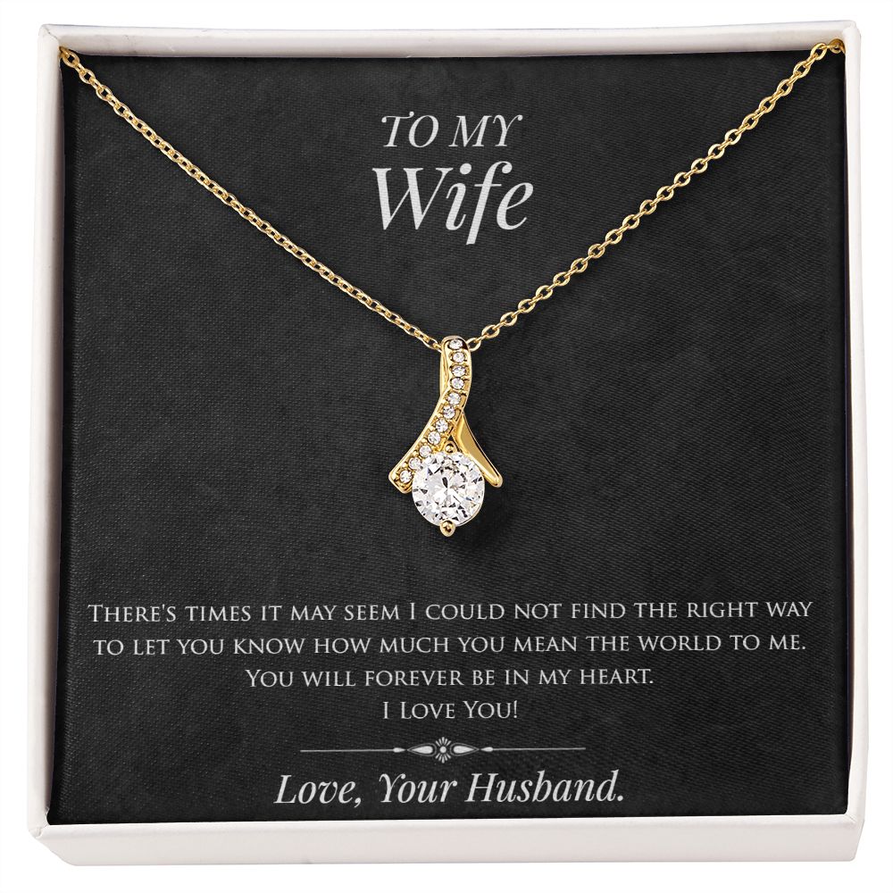 To My Wife necklace
