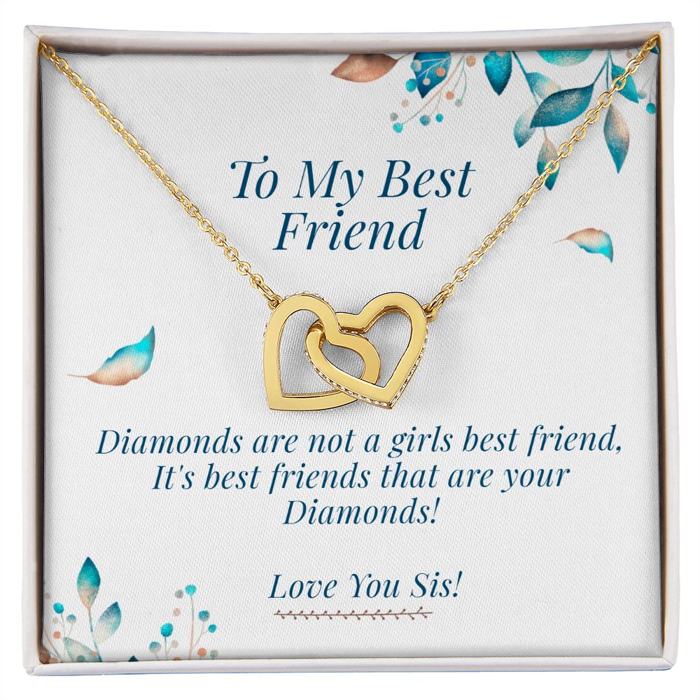 Necklace for 2- Necklace, Like Us Stay Split Heart Friendship Necklaces  Gifts for Friends - Walmart.com