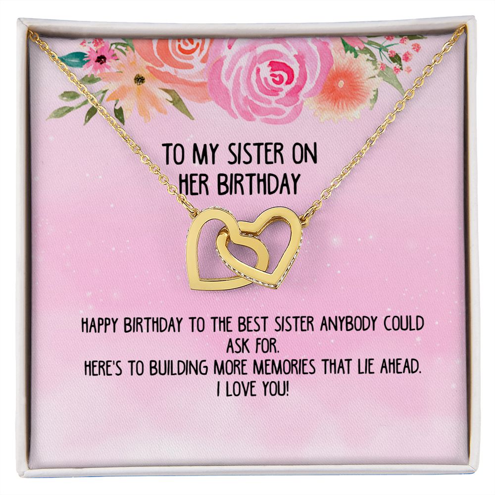 To My Sister On Her Birthday necklace